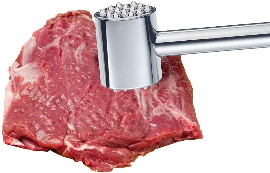 WMF Profi Plus Fleischhammer 25 cm, spülmaschinengeeignet & Profi Plus Kartoffelschäler Pendelklinge