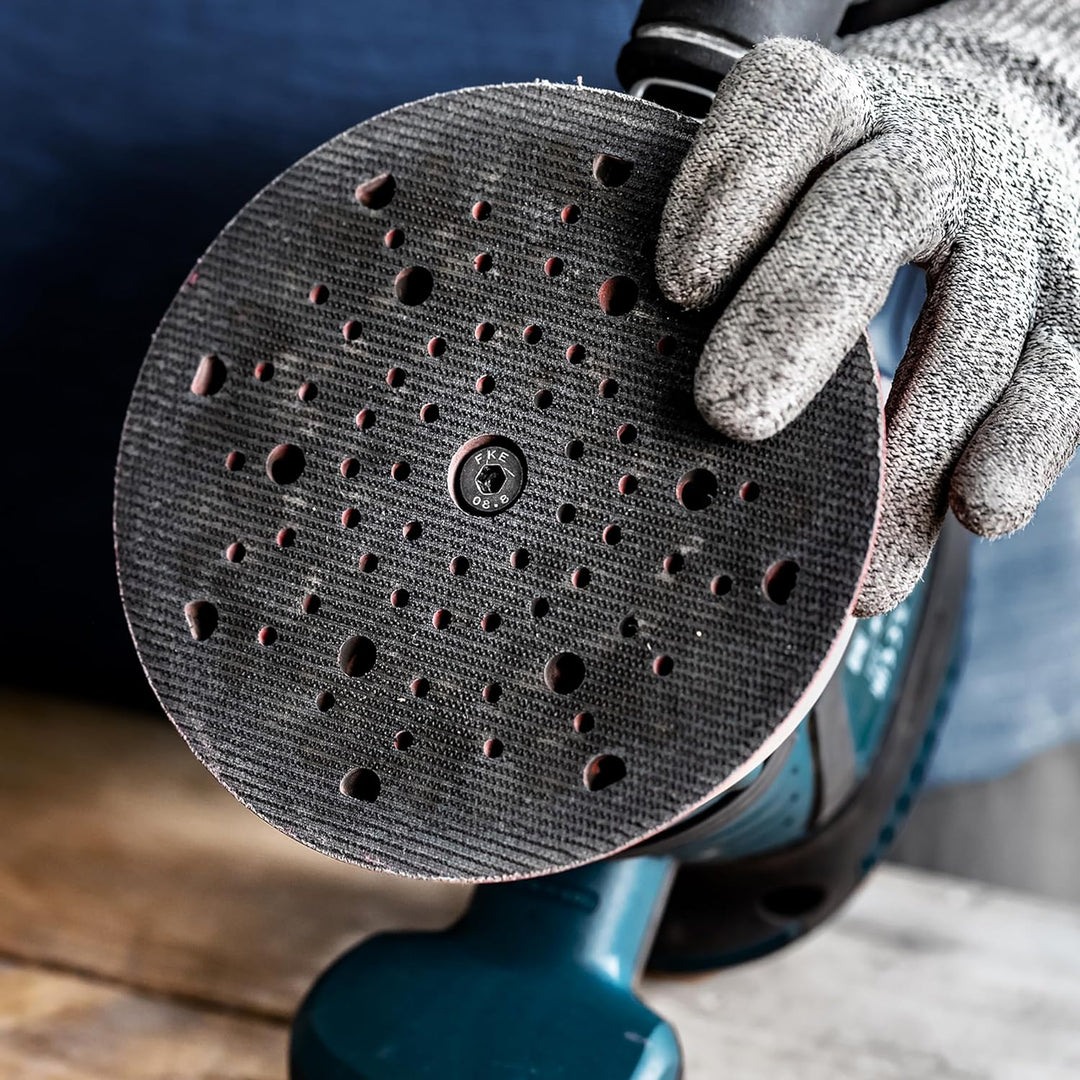 Bosch Professional 1x Expert Multihole Stützteller (für Bosch, Version weich, Ø 150 mm, Zubehör Exze