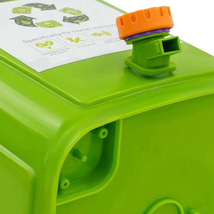Biomülleimer Küche Grosser, 20L Komposteimer Küche mit Doppeltes Deckeldesign - Geruchsdicht, Schnel
