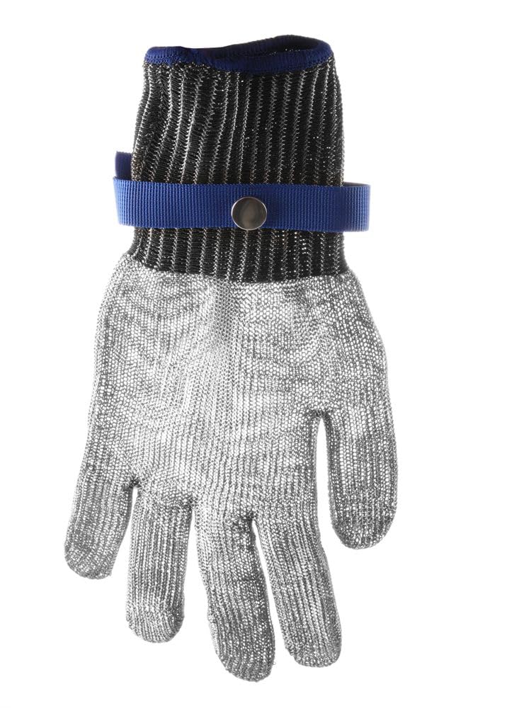 HENDI Austernhandschuh (L), 2 Handschuhen: HPPE-Innenhandschuh und dem Aussenhandschuh aus Edelstahl