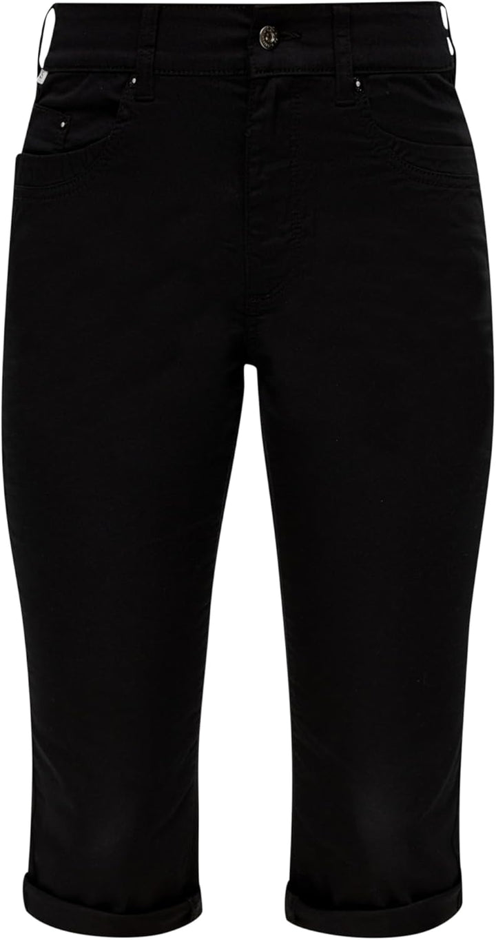 s.Oliver Damen Capri, Slim Fit, Schwarz