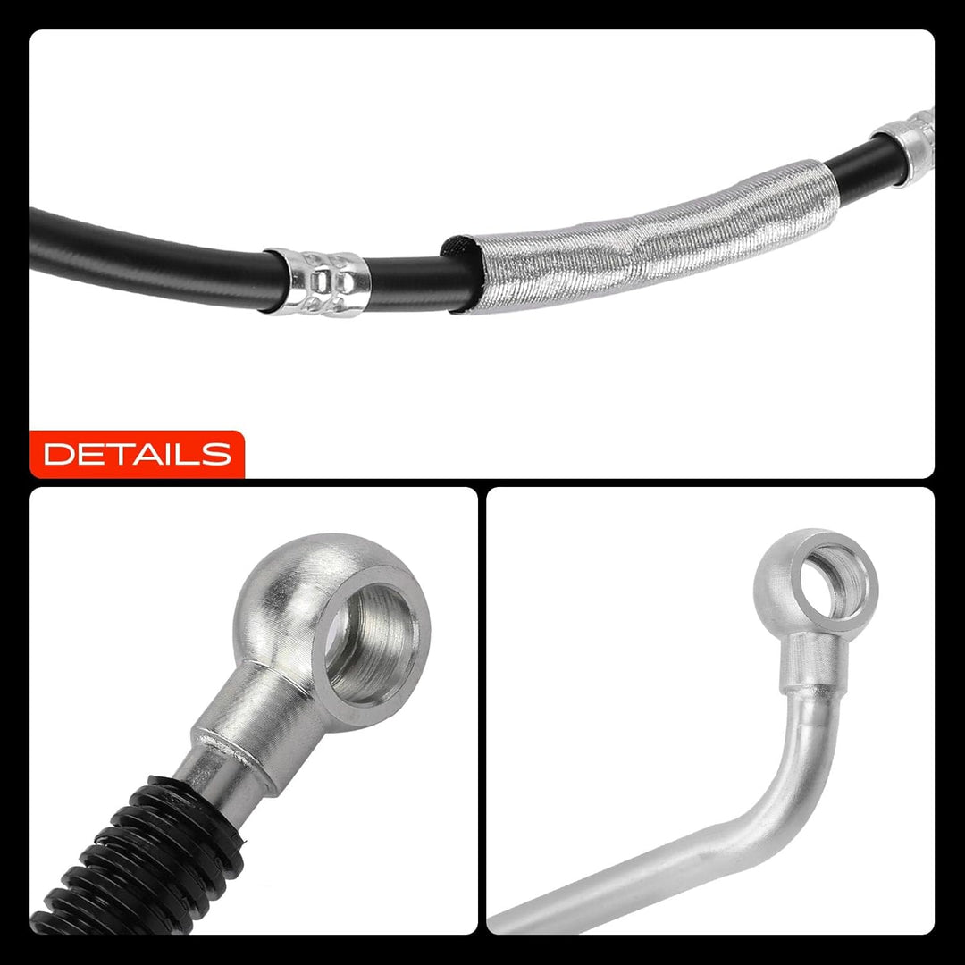 Frankberg Servolenkung Schlauch Benzin Kompatibel mit 7er E38 735i 740i 3.5L 4.4L 1996-2001 Replace#