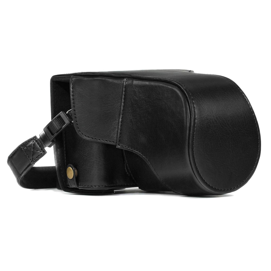 MegaGear MG981 Ever Ready Leder Kamera-Case mit Trageriemen kompatibel mit Fujifilm X-T30, X-T20, X-