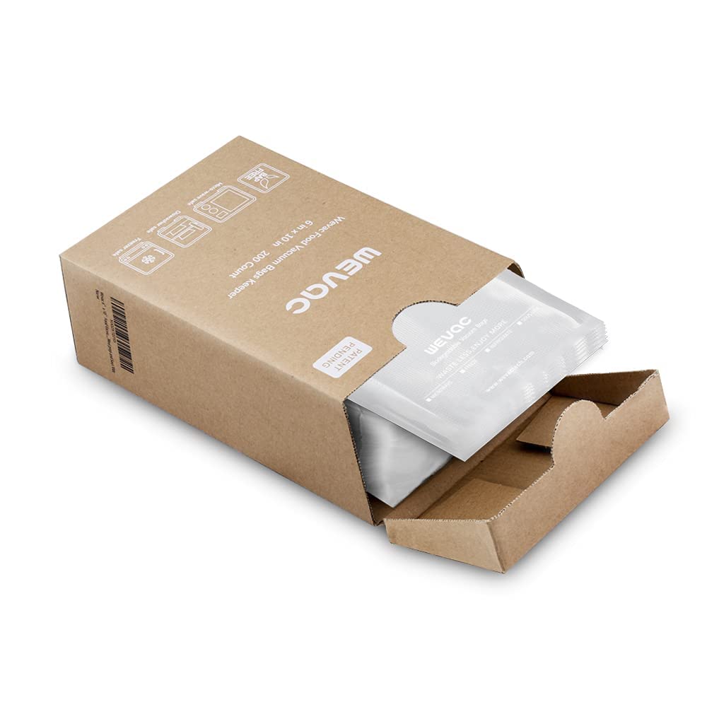 Wevac Vakumierergerät Beutel 15x25cm / 200 Beutel Vakuumierbeutel für Lebensmittel, geeignet, Profi-