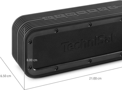 TechniSat BLUSPEAKER OD TWS - Outdoor Bluetooth-Lautsprecher (Stereo, 30 Watt, Freisprecheinrichtung