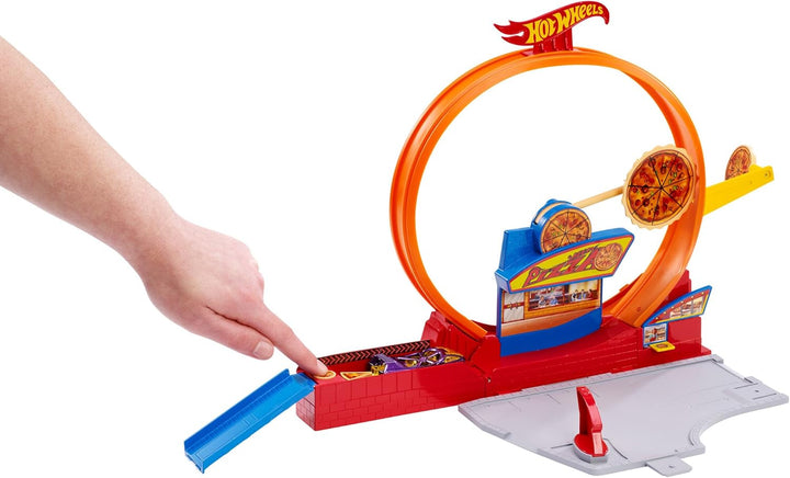 Hot Wheels City Deluxe Play Set - Speedy Pizza (Bgj05)
