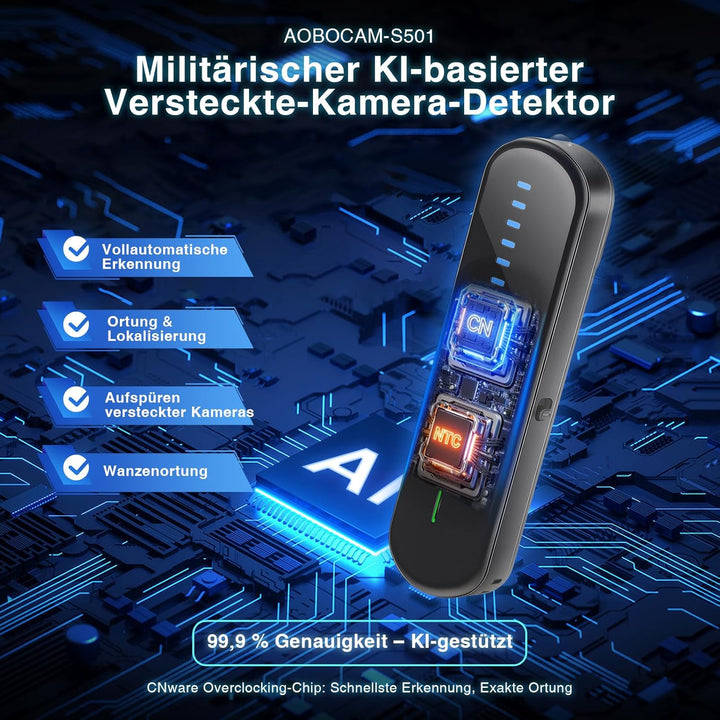 Wanzen Detektor, Kamera Detektor RF Wireless GPS Tracker Finder Detektor Abhörwanzen Aufspüren Verst