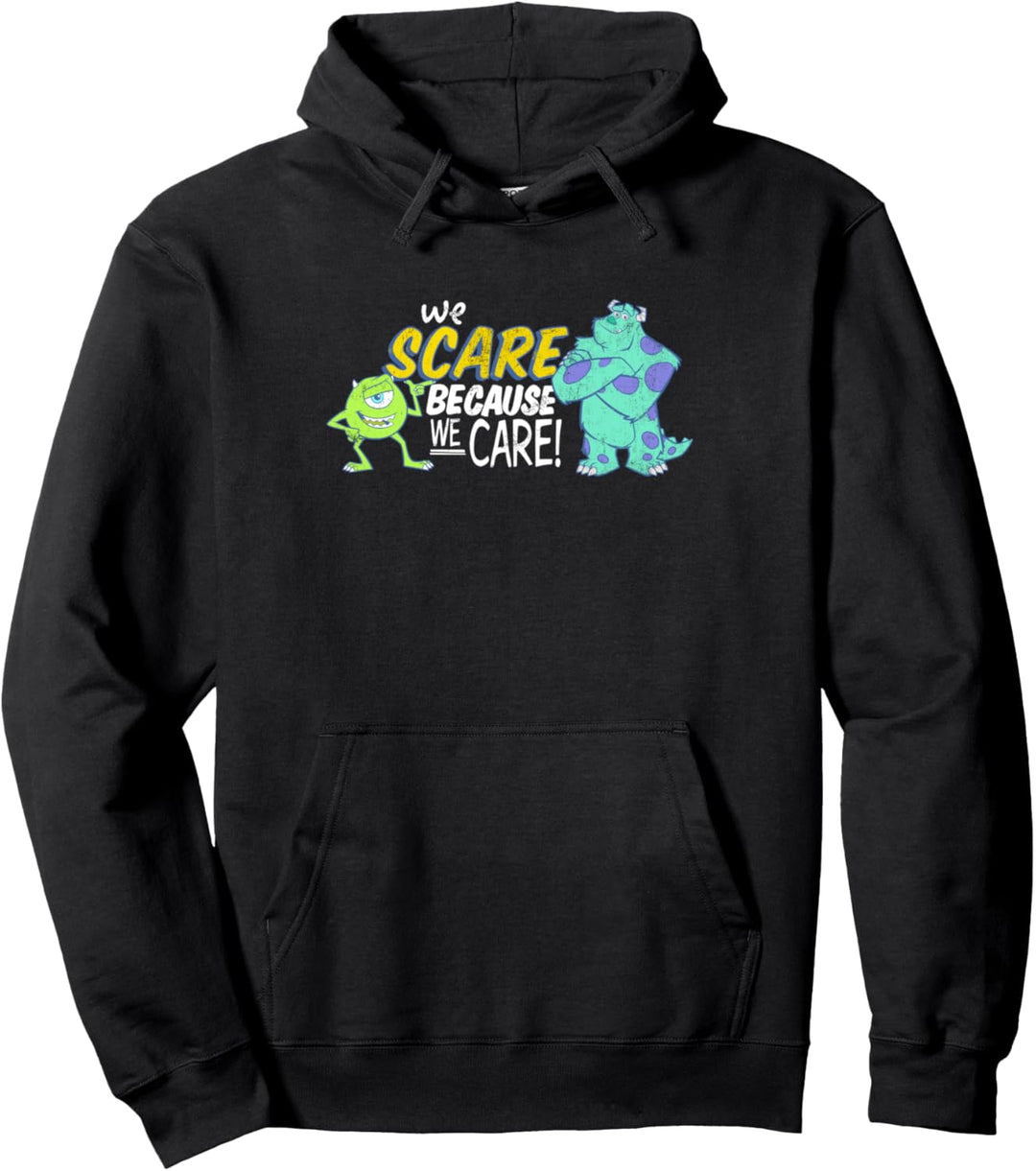 Disney Pixar Monsters Inc. Scare We Care Pullover Hoodie
