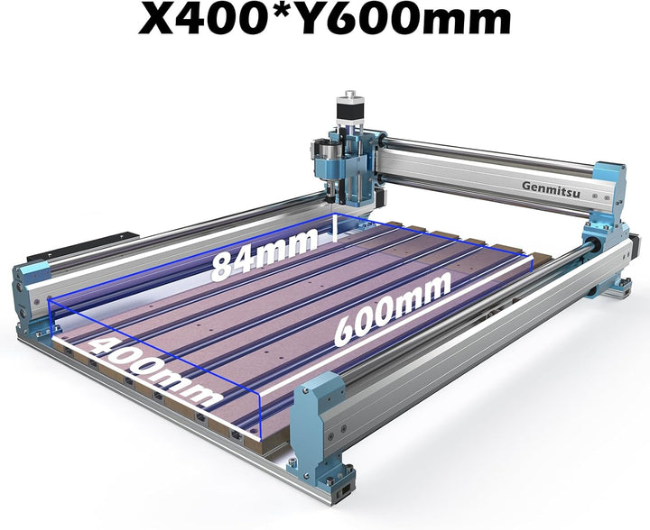 Genmitsu 4060 Hybrid-Spoilboard-Tisch aus Aluminium und MDF für 4040-PRO CNC-Fräsmaschine, Grösse 42