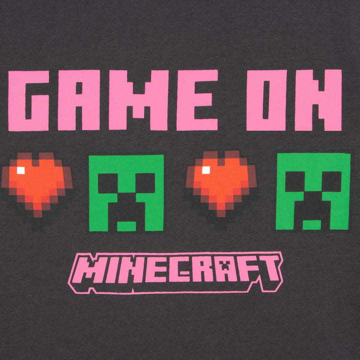 Minecraft Pullover Mädchen | Creeper Kinder Pullover | Kapuzenpullover Für Mädchen 146 Grau, 146 Gra