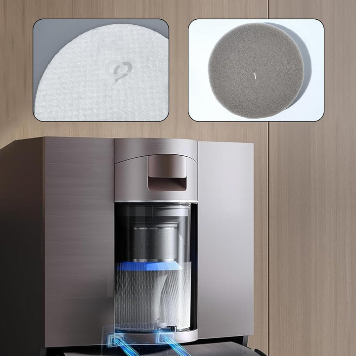 Ersatzteile für Ecovacs Deebot X11 OmniCyclone Roboterstaubsauger Zubehör, 1 Hauptbürste, 2 Walzenbü