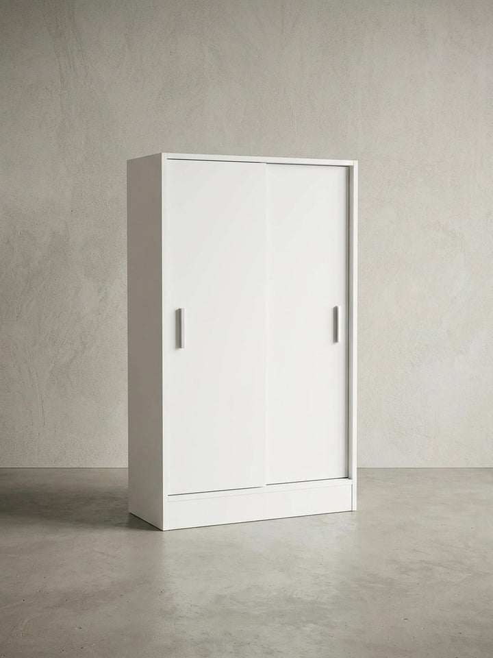 Aktenschrank WL5.817 Holz 60 x 107,5 x 28,5 cm Weiss | Design Mehrzweckschrank | Büroschrank Modern