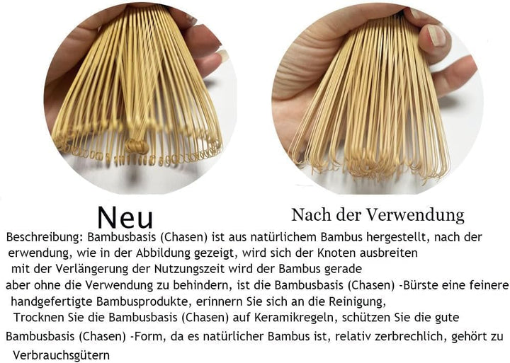 Premium Matcha Set – Matcha Schale, Bambusbesen und Matcha-Löffel Filterlöffel Matcha Set– Vollständ