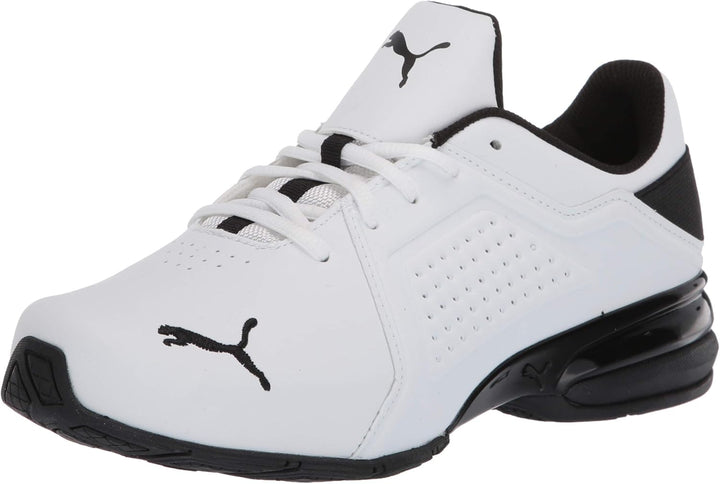 PUMA Viz Runner Cross-Sneaker für Herren 39 EU Schwarz Weiss, 39 EU Schwarz Wei&#xDF;