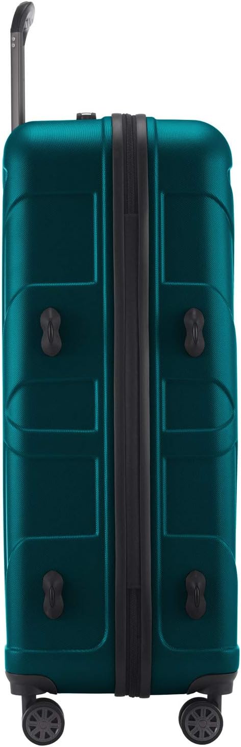suitline Kofferset 3er Hartschalenkoffer ABS Handgepäck 55 cm mittel 66 cm gross 76 cm erweiterbar m