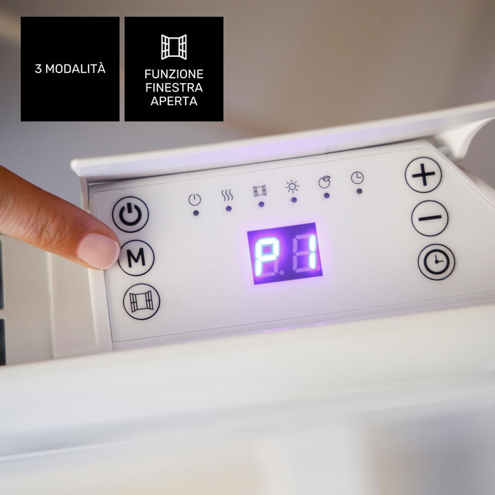 Taurus CHTA 500 – Elektrischer Konvektor 500 W, IP24 für den Einsatz im Badezimmer, Wandhalterung, D