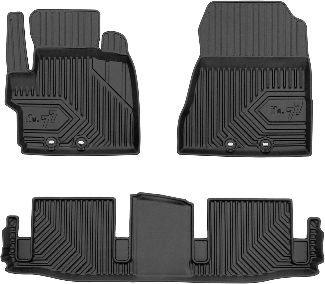 SMK Gummimatten Auto fussmatten Satz für Toyota IQ 2008-2015 Erleben Sie einen neuen Standard des Re