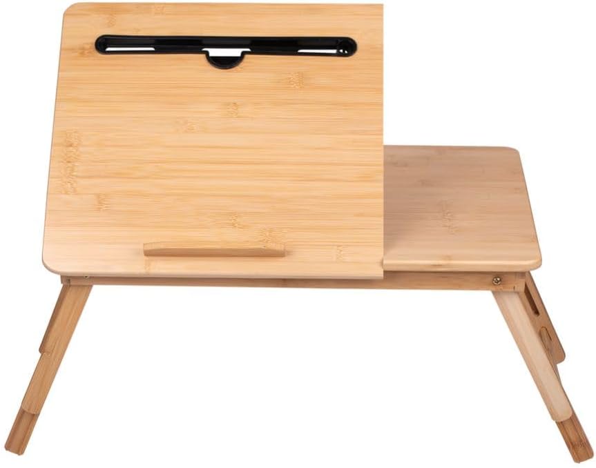 Laptoptisch Verstellbar - Bettisch für Laptop - Laptop Ständer Bett - 21,5 x 27,5 cm - Betttisch Kla