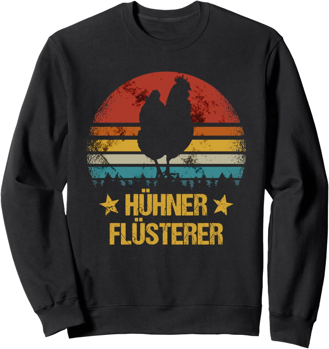 Hühner Flüsterer Landwirt Bauer Geschenk Hahn Huhn Geflügel Sweatshirt
