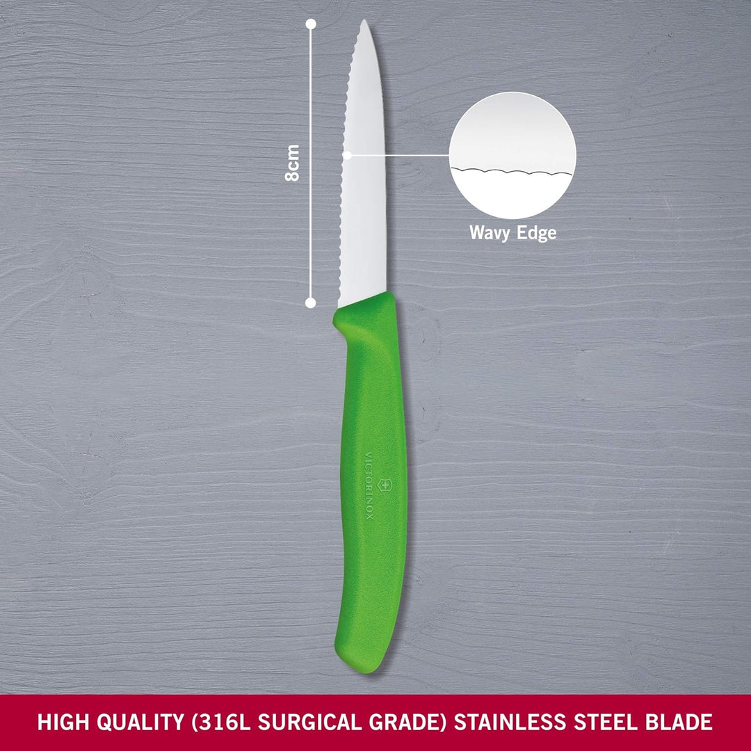 Victorinox Gemüsemesser Swiss Classic grün 8 cm Grün Single, 8 cm Grün Single