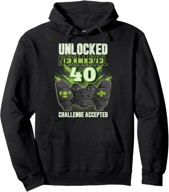 Gamer 40 Jahre alt Geburtstag zu 40 Jahre alt Pullover Hoodie