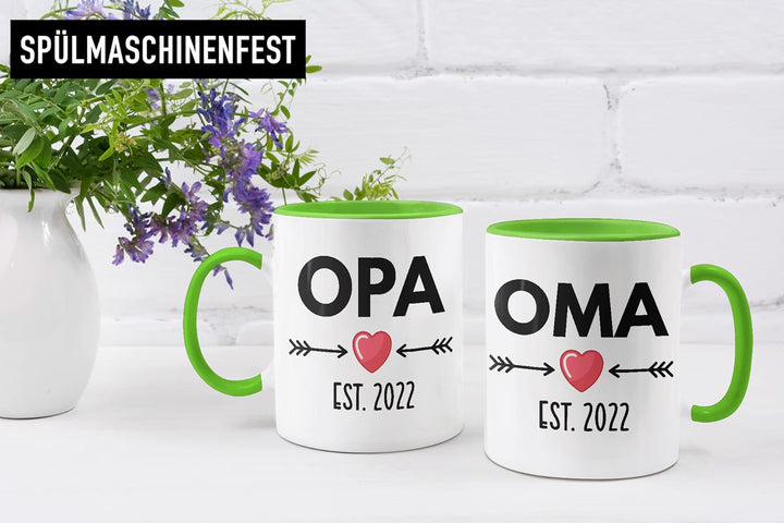 Trendation - Ihr werdet Oma und Opa 2022 Geschenk Schwangerschaft Verkünden Überraschung Baby Du Wir