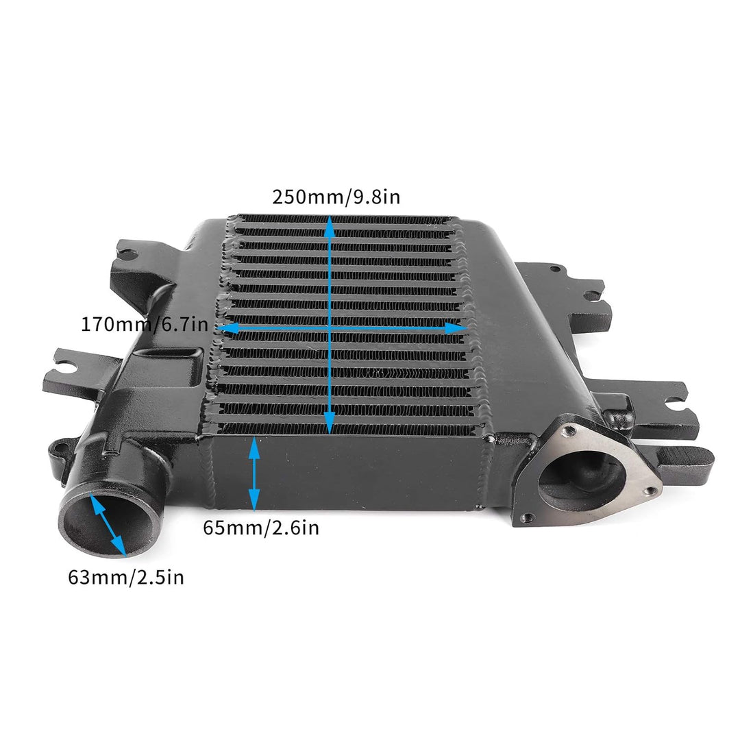 aqxreight - Turbo-Ladeluftkühler, Auto-Aluminiumlegierung Turbo-Ladeluftkühler Refit Fit für Nissan