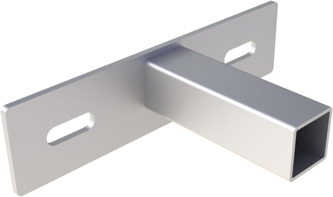 Jeremias DW-FU Wandhalter verstellbar 115mm Edelstahl 50-150mm einstrebig Abgassystem 115 mm Silber,