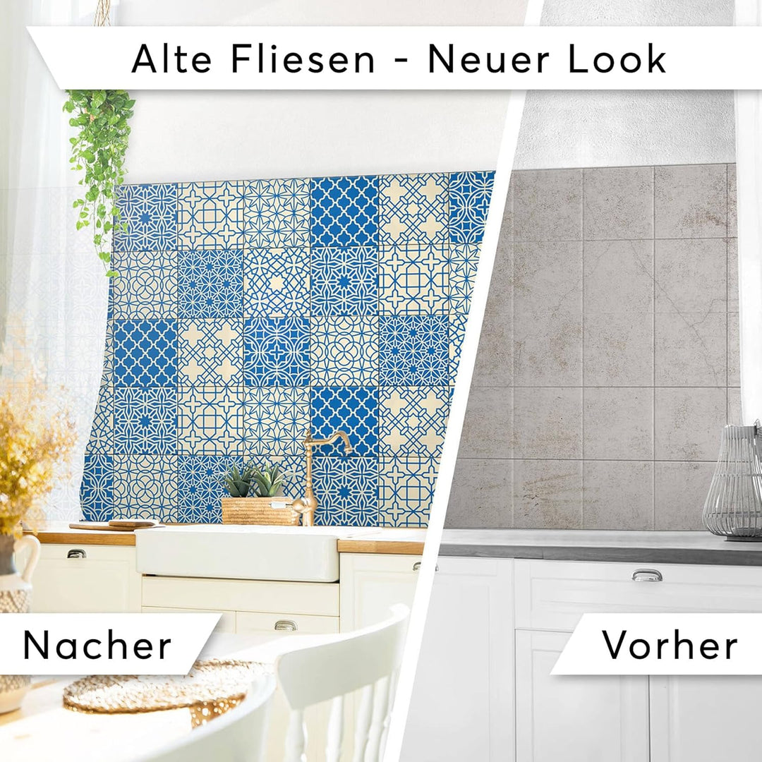 CREATISTO Mosaik-Fliesen Fliesensticker Fliesenfolie - Klebe Folie für Wandfliesen I Stickerfliesen