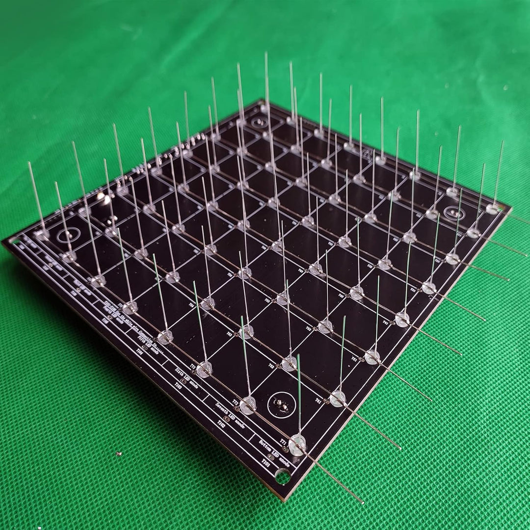 8x8x8 Led Cube Kit Led Löt Bausatz 8x8x8 DIY Elektronik Bausatz Schweissprojekt-Kit (3D8C-MULTI4)