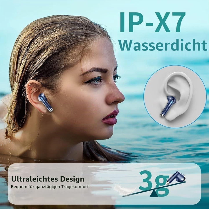 Drsaec Bluetooth 5.4 Kopfhörer, 6D Tiefer Bass In Ear Kopfhörer Kabellos Bluetooth, 2026 Neu Kabello