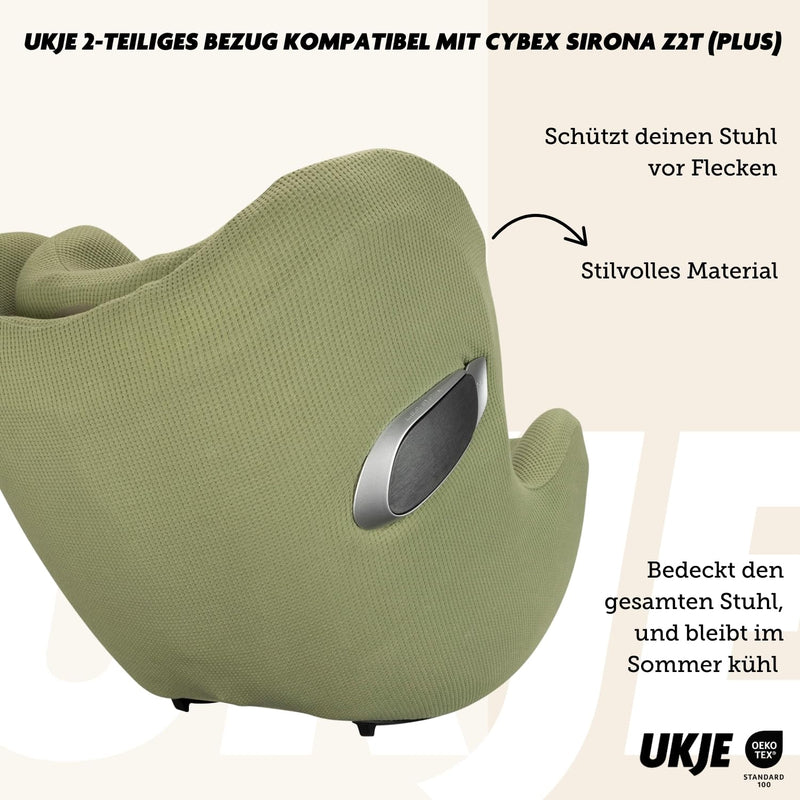 Ukje Bezug | Kompatibel mit Cybex Sirona z i-size | Viele Farben & Muster | Dickes, Atmungsaktives B