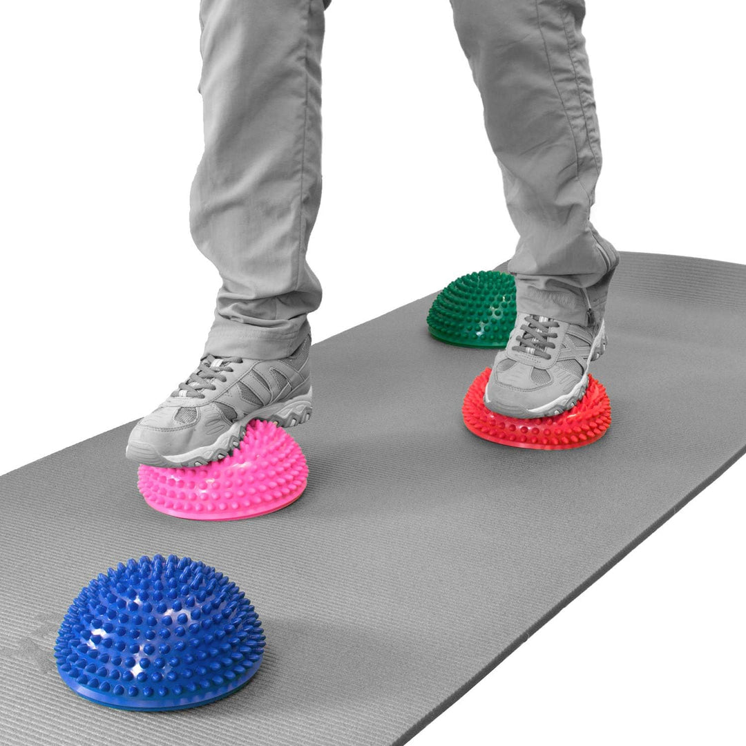 AFH Webshop TheraPIE Balance Igel Gymnastik Igel Igelball | ca. Ø 16 cm | 6er Set + Pumpe