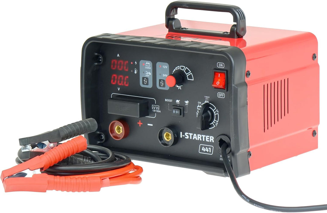 Ideal I-Starter 841 Batterieladegerät mit Starthilfe 12/24V 80A – Inverter Profi-Ladegerät für AGM,