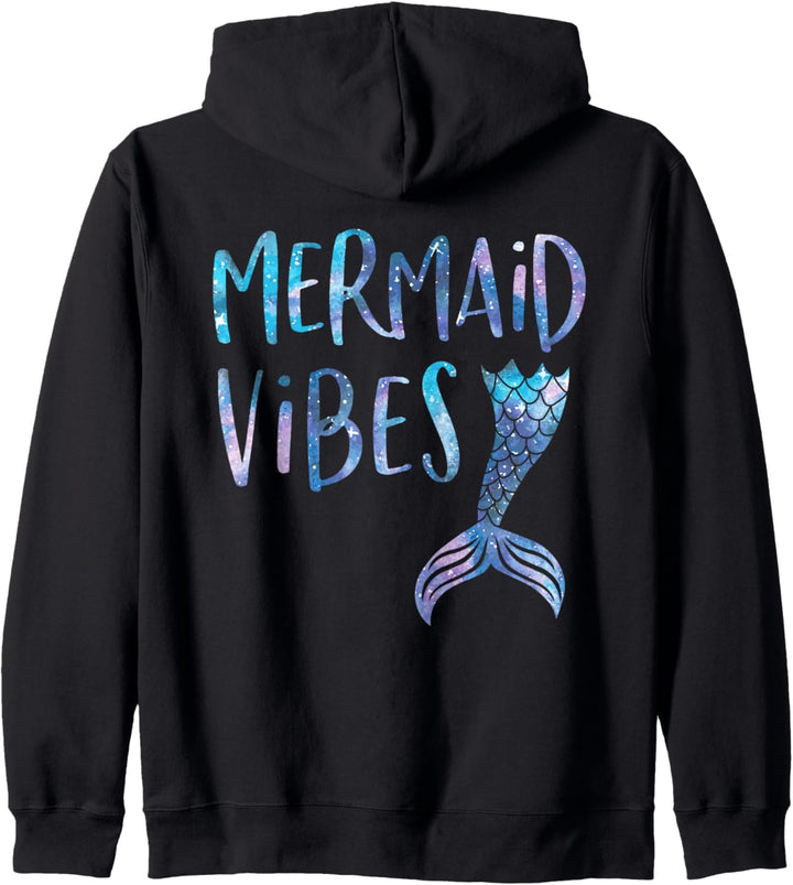 Mermaid Vibes Cute Funny Mermaid Tail Birthday Party Kapuzenjacke