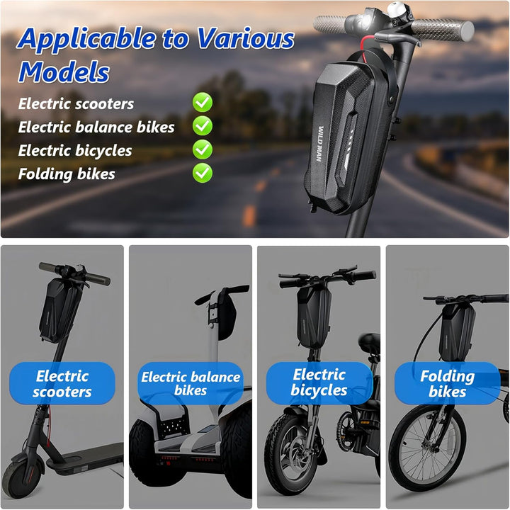 flintronic Scooter Tasche für Roller, 2L/3L Lenkertasche für Elektroroller wasserdichte, Vordertasch