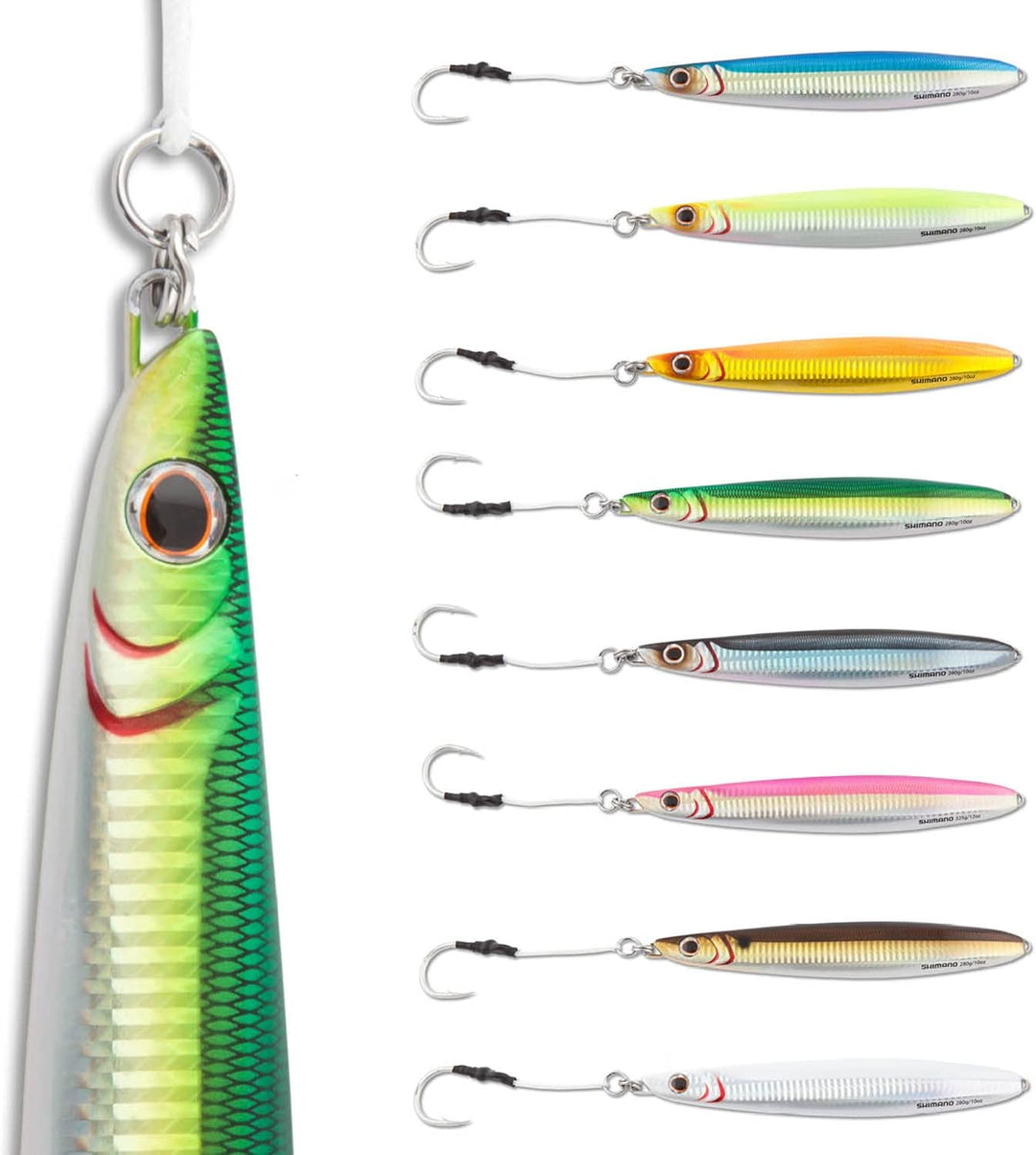 Shimano Butterfly Jigs Flat Side 15 Jigs Fishing Lures Weiss Einheitsgrösse, Weiss Einheitsgrösse
