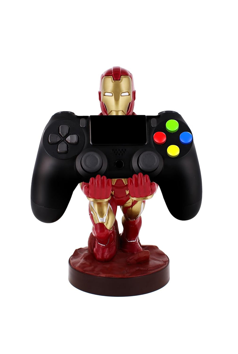 Cable Guys - Marvel Avengers Iron Man Gaming Accessories Holder & Phone Holder for Most Controller (