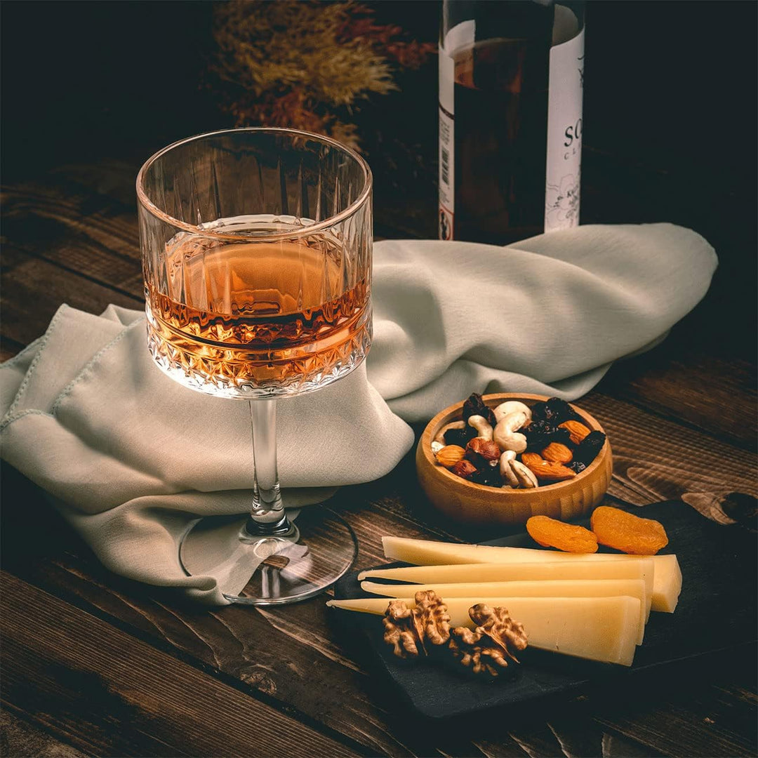 Vintage Coupe Gläser 2er-Set, (500 ml/17oz), Champagner, Martini, Cocktailgläser, Grosse Quadratisch