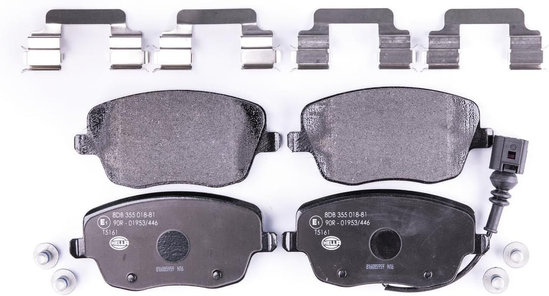 HELLA PAGID 8DB 355 018-811 Bremsbelagsatz - T5161 - Dicke/Stärke: 19mm - Bremssystem: Lucas - mit i