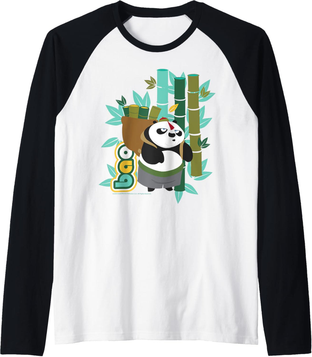 Kung Fu Panda Po Bao Bamboo Raglan