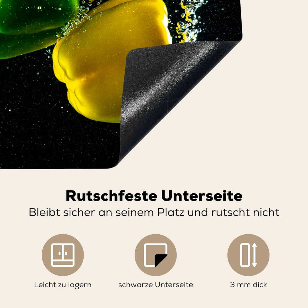 Herdabdeckplatte Einteilig Induktionsmatte Küche Abdeckung Ceranfeld Herd Abdeckplatte Deko Vinyl Ma