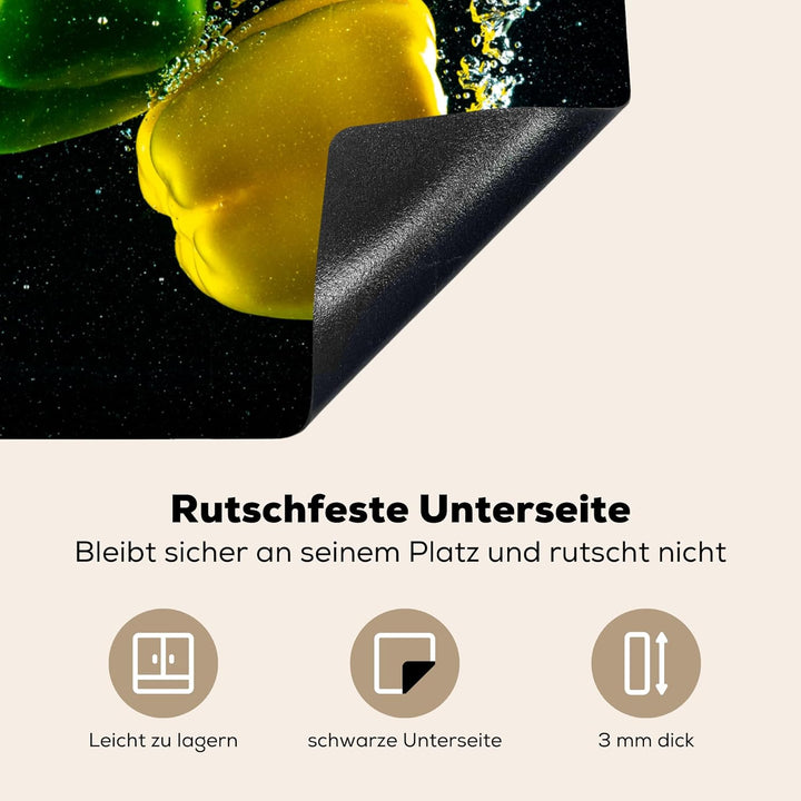 Herdabdeckplatte Einteilig Induktionsmatte Küche Abdeckung Ceranfeld Herd Abdeckplatte Deko Vinyl Ma