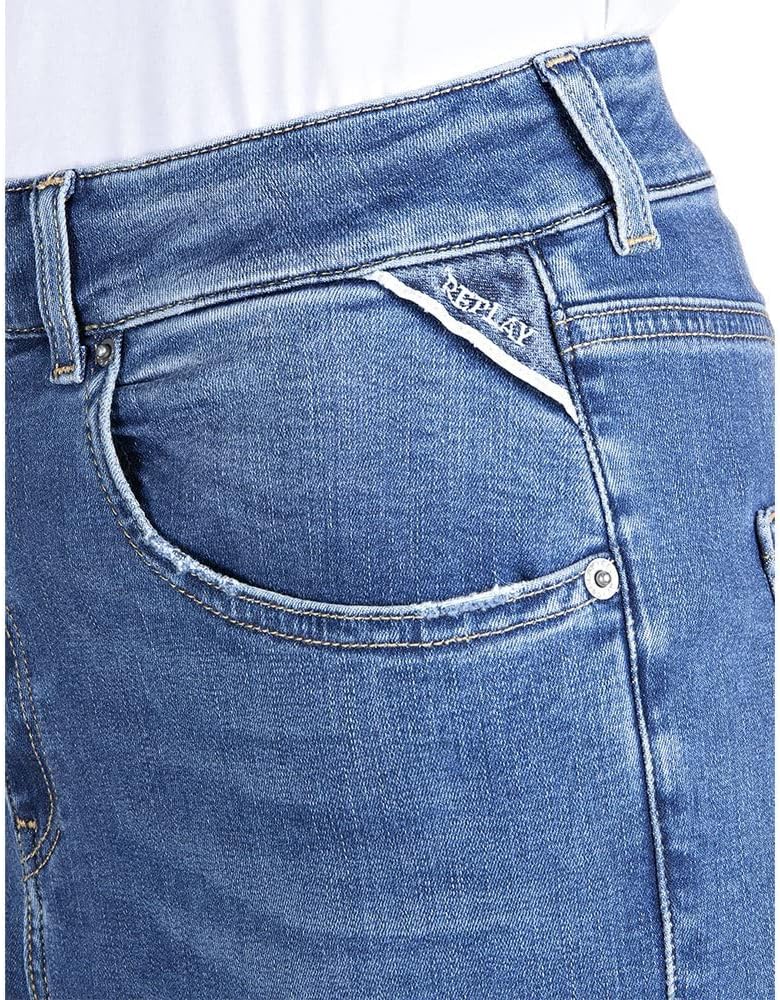 Replay Damen Florie Jeans 25W / 28L Blue (Blue Denim 92), 25W / 28L Blue (Blue Denim 92)