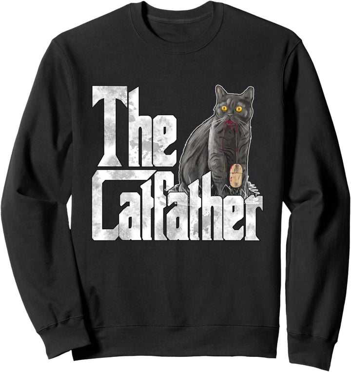Cat Dad Der Katzenvater Crazy Cat Vater Kitty Daddy Sweatshirt