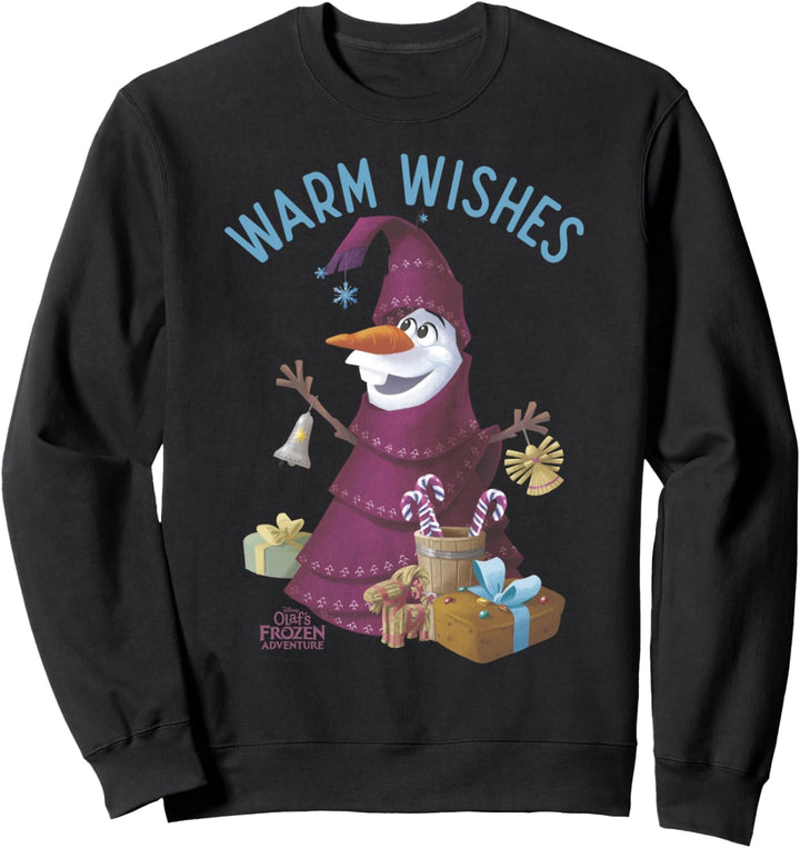 Disney Frozen Weihnachten Olaf Warm Wishes Holiday Portrait Sweatshirt