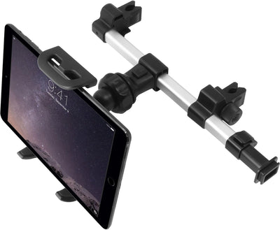 Macally HRMOUNTPRO einstellbare Autokopfstützenhalterung für iPad/Tablet mit einer Breite bis 25,4 c