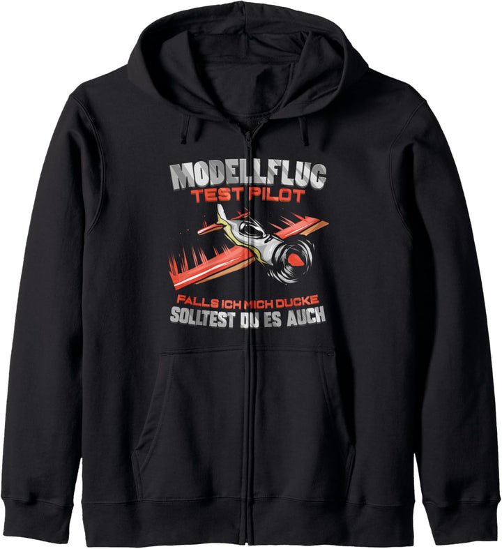 Lustiges Modellflug Test Pilot Modellflieger Geschenk Kapuzenjacke