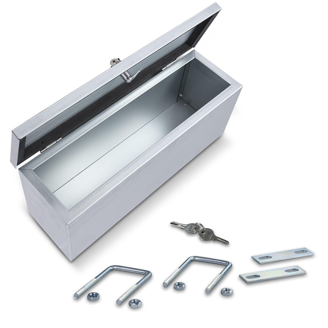 ENVA Deichselbox für Anhänger 50x15x20cm inkl. Befestigungsmaterial robuste Anhängerbox für zusätzli