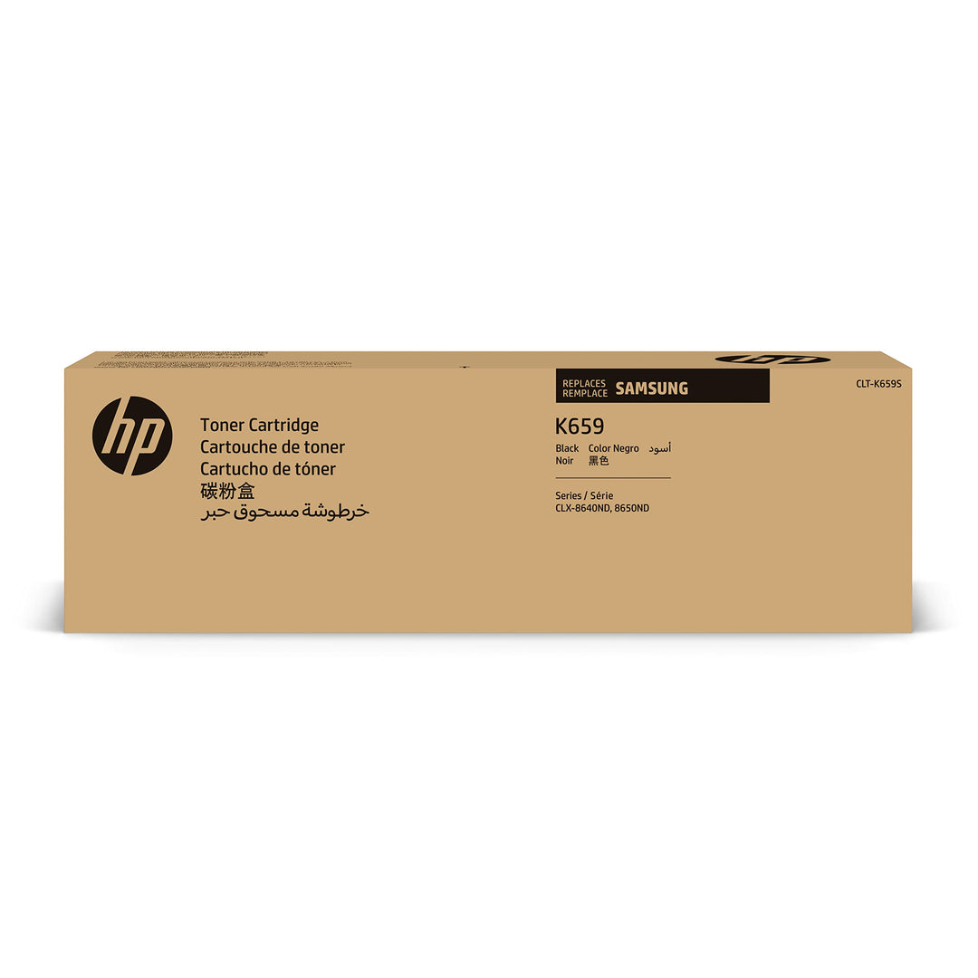 HP CLT-K659S (SU227A) Original Toner Schwarz (Kompatibel mit: CLX-8650ND, 8640ND, C4821), schwarz